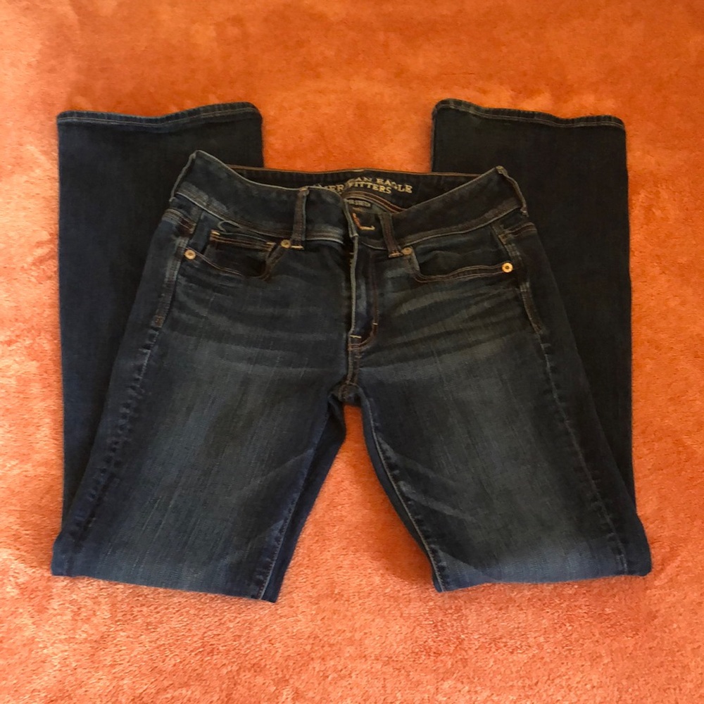 American Eagle Outfitters Dark Blue Bootcut Jeans
